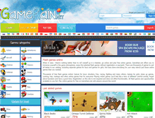 Tablet Screenshot of gamerain.net